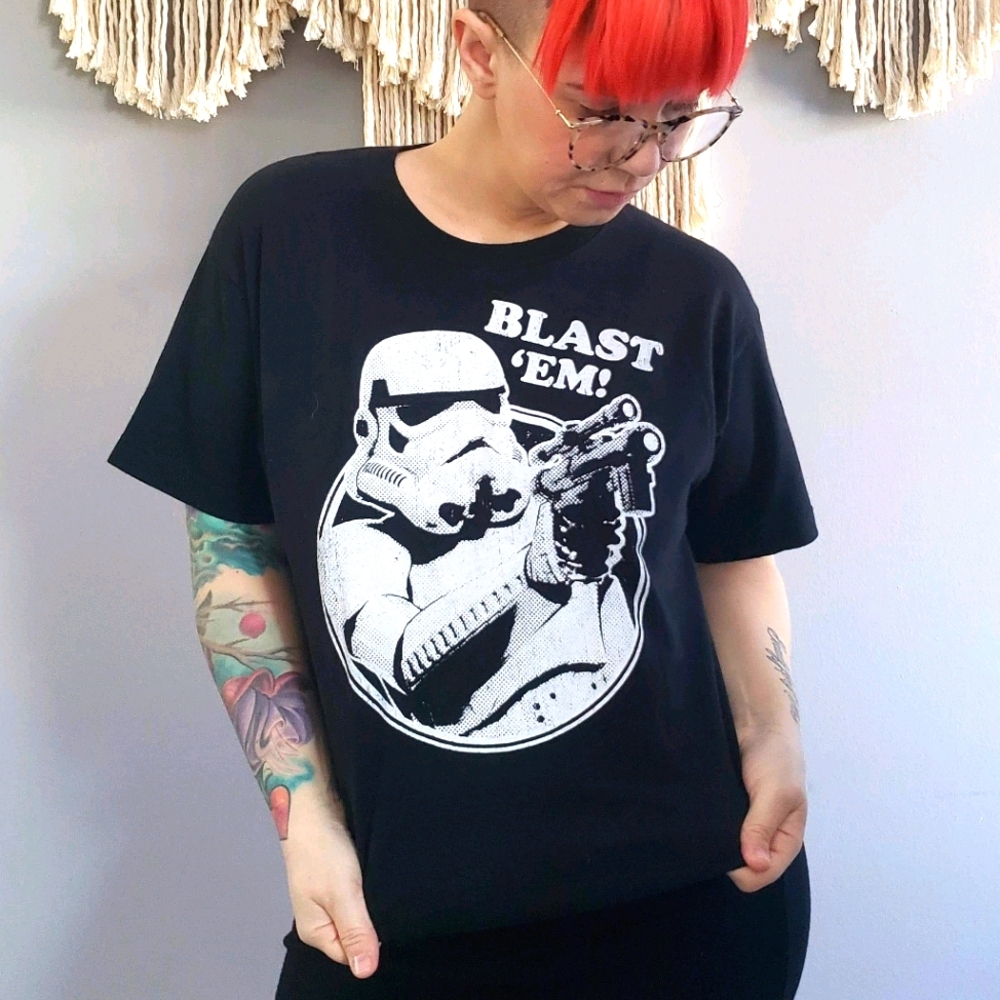 Storm trooper graphic tee